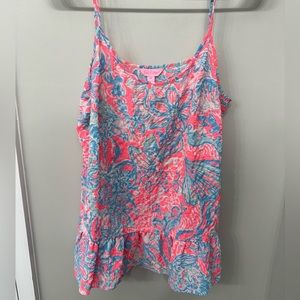Lily Pulitzer Peplum Tank